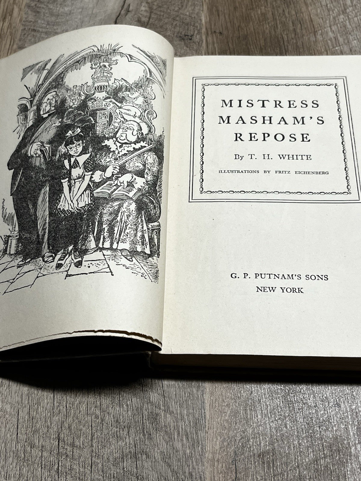 Mistress Masham's Repose 1st Edition by T. H White 1946 HC