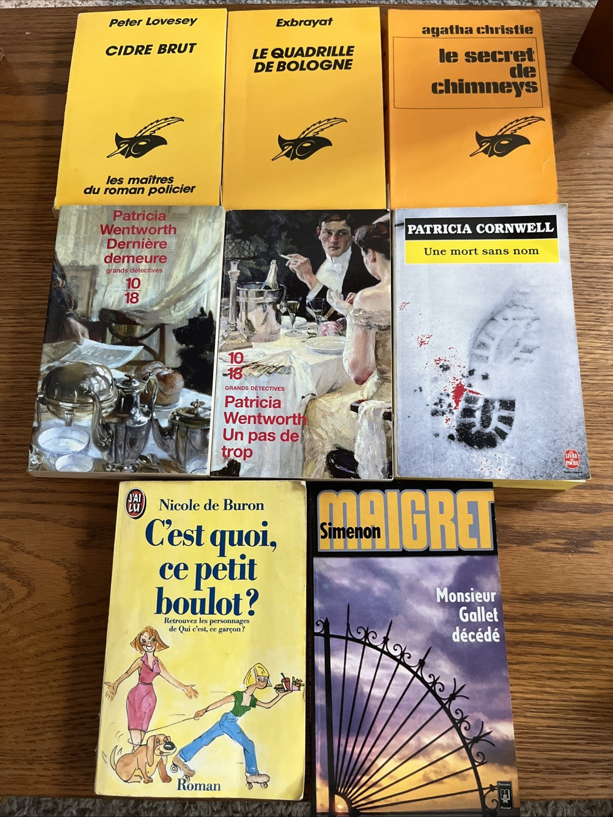 French Books Lot of 8