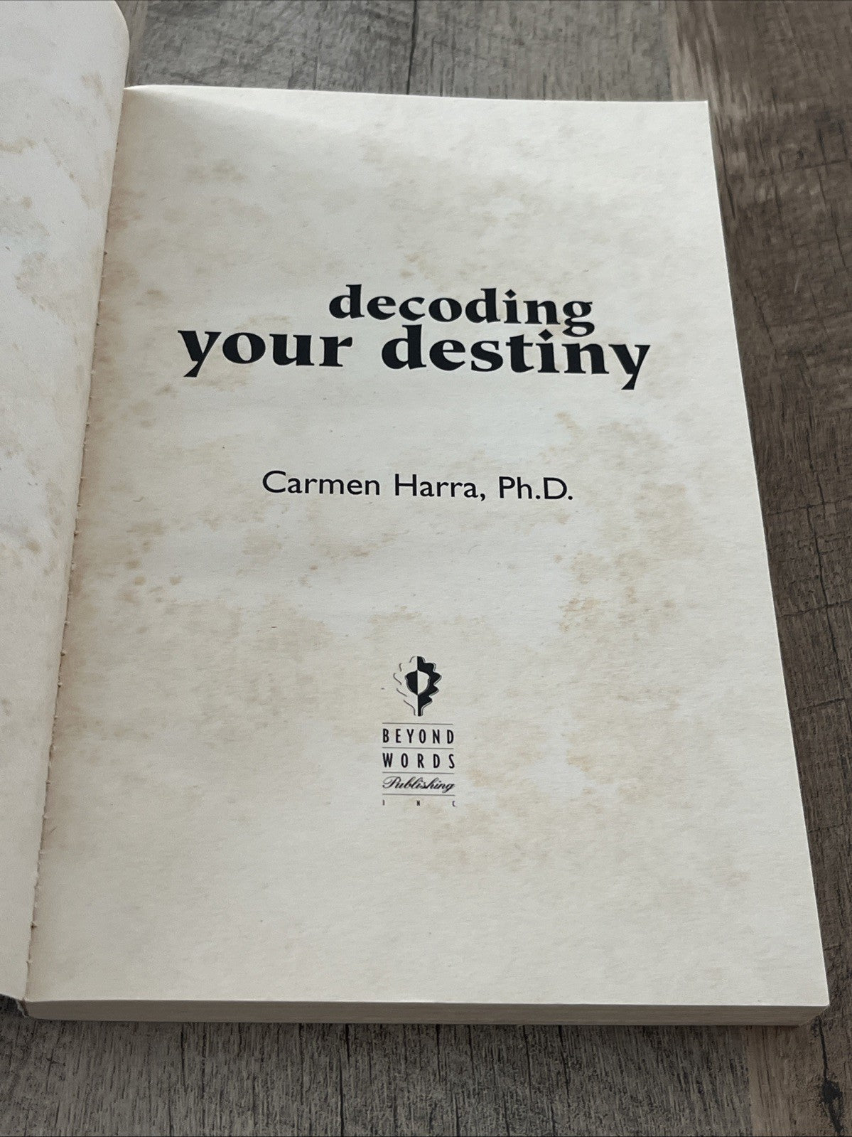 Decoding Your Destiny Carmen Harra