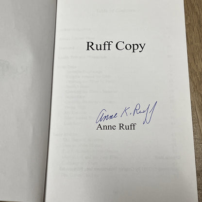 Ruff Copy by Anne Knight Ruff (2001) SIGNED Copy