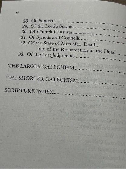 Confession of Faith & Catechisms Orthodox Presbyterian Church, Proof Texts, 2015