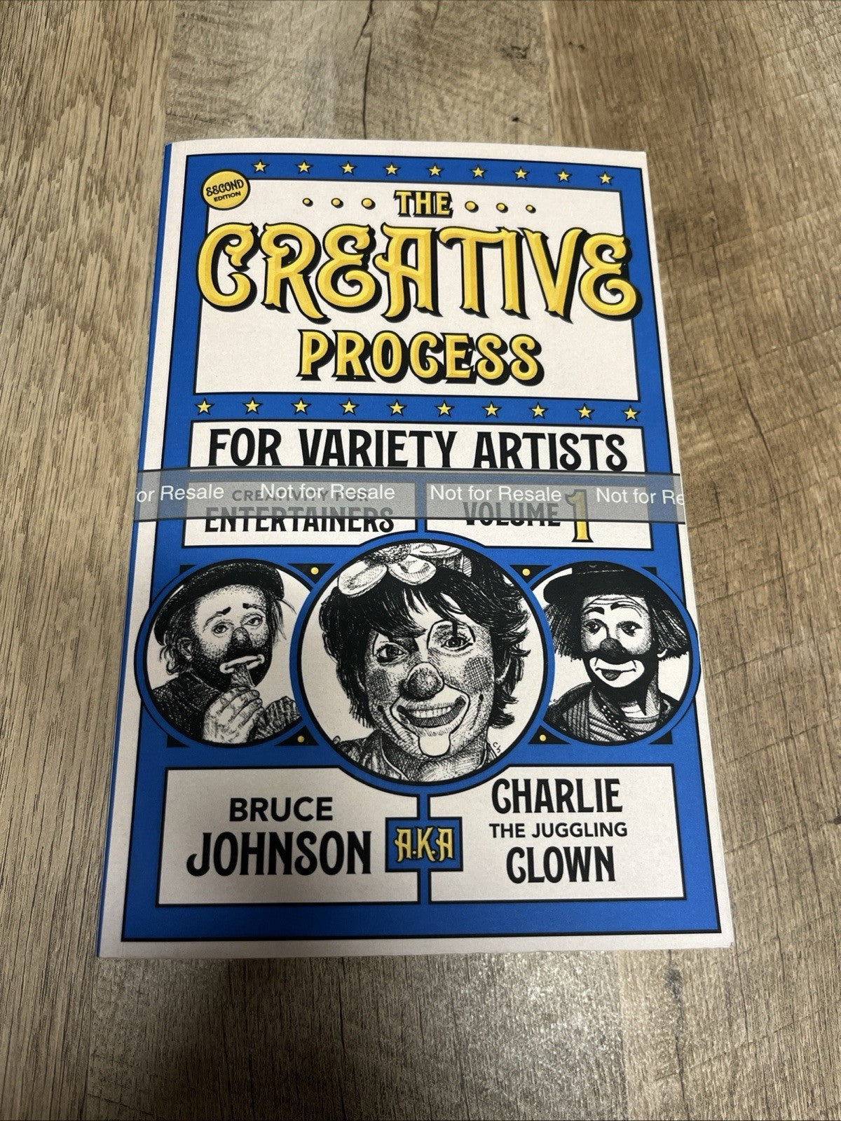 The Creative Process for Variety Artists Vol 1 SIGNED Bruce Charlie Johnson