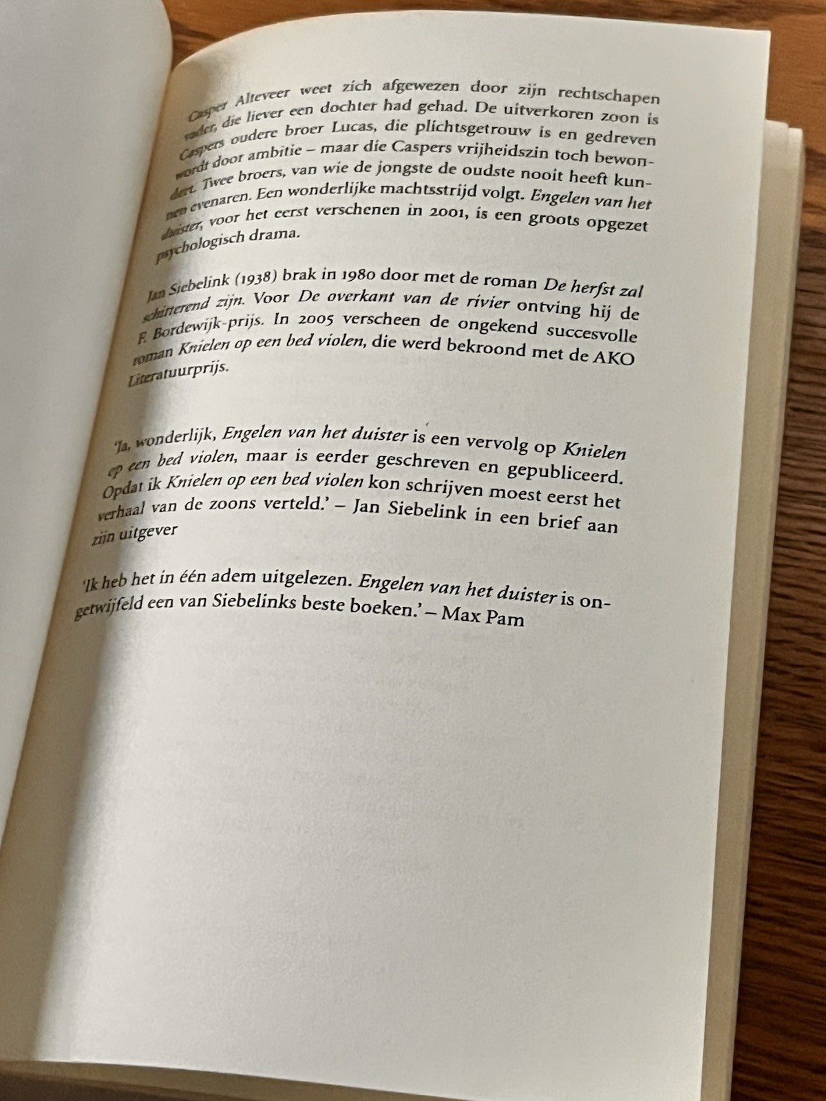 Engelen van het duister  Jan Siebelink