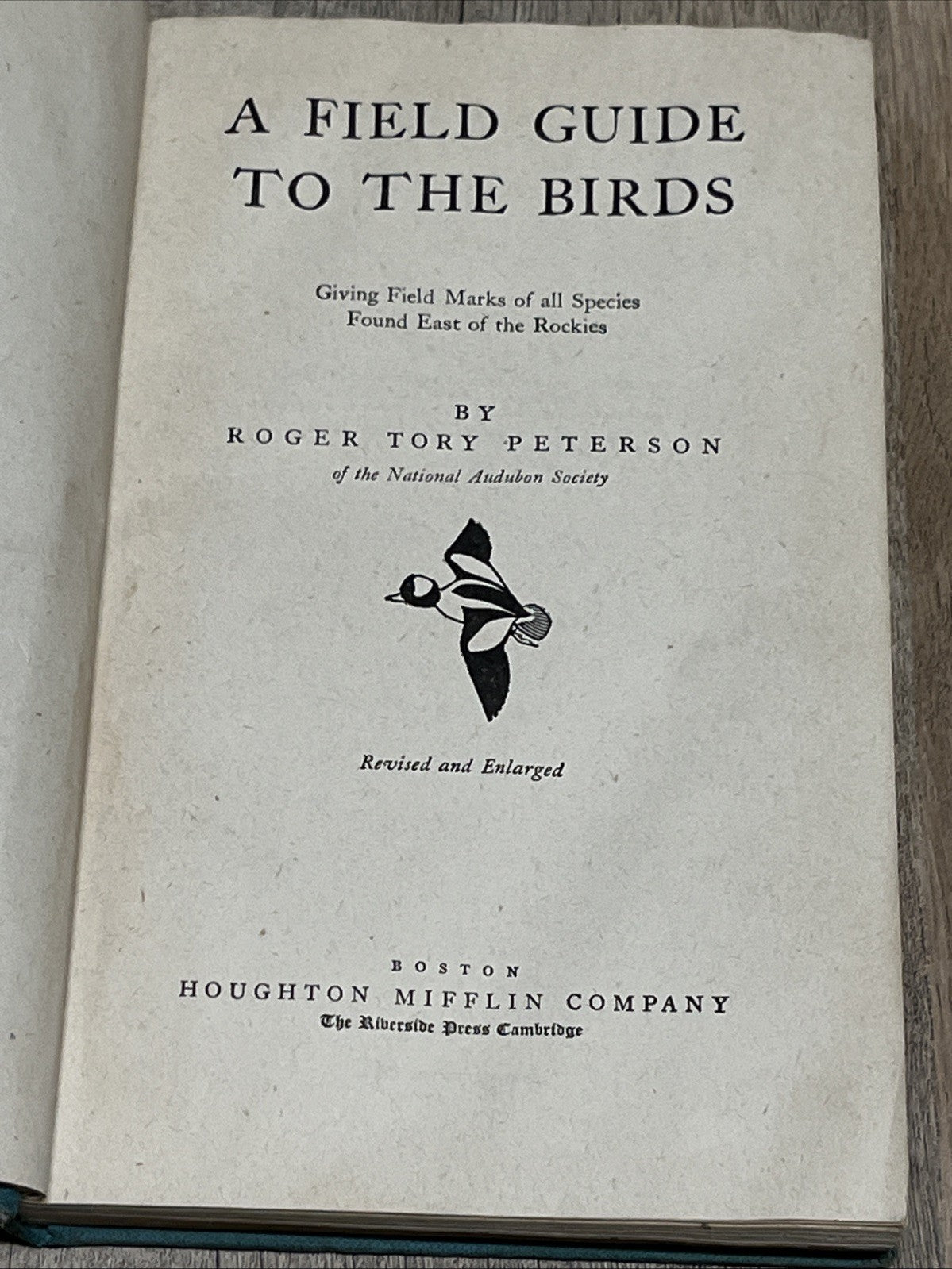 A Field Guide to the Birds by Roger Tory Peterson Second  1939 Acceptable Cond