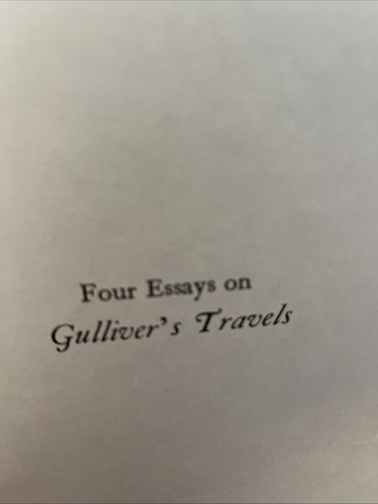 Four Essays on Gulliver's Travels By Arthur Case - (1958) Ex Lib