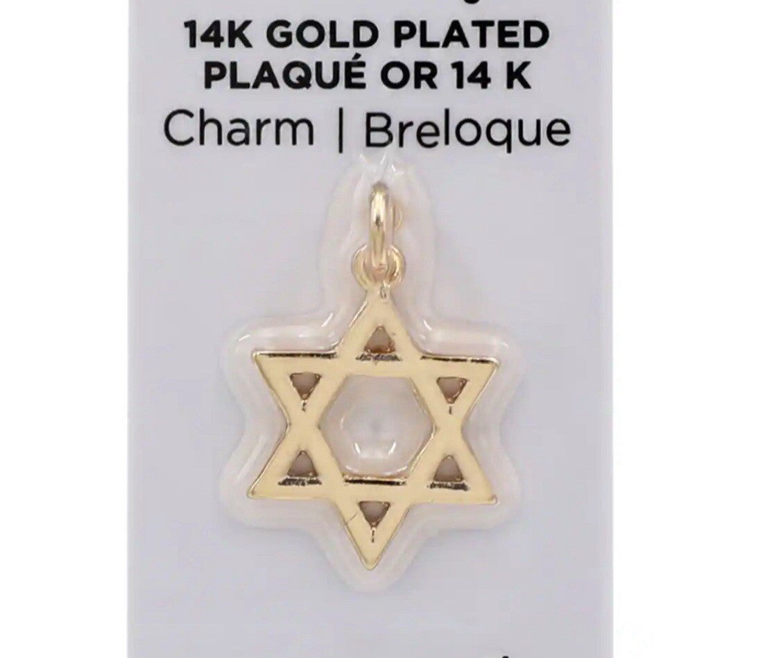 Star Of David 14k Gold Filled Necklace Pendant
