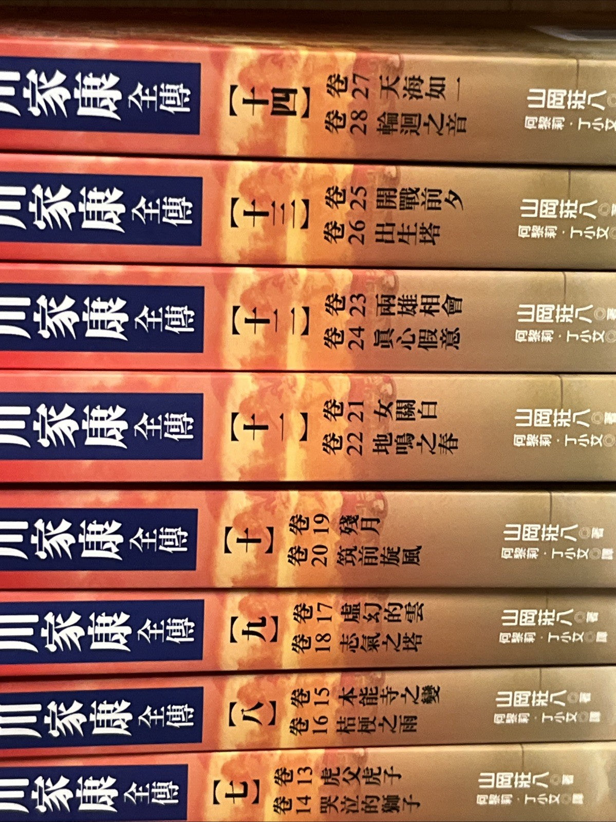 New Edition of Complete Biography Tokugawa Leyasu 27 vol