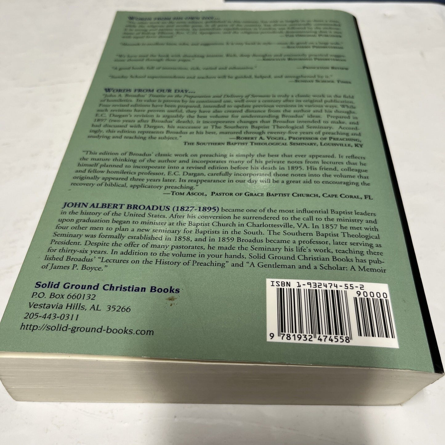 On The Preparation and Delivery of Sermons - John A . Broadus