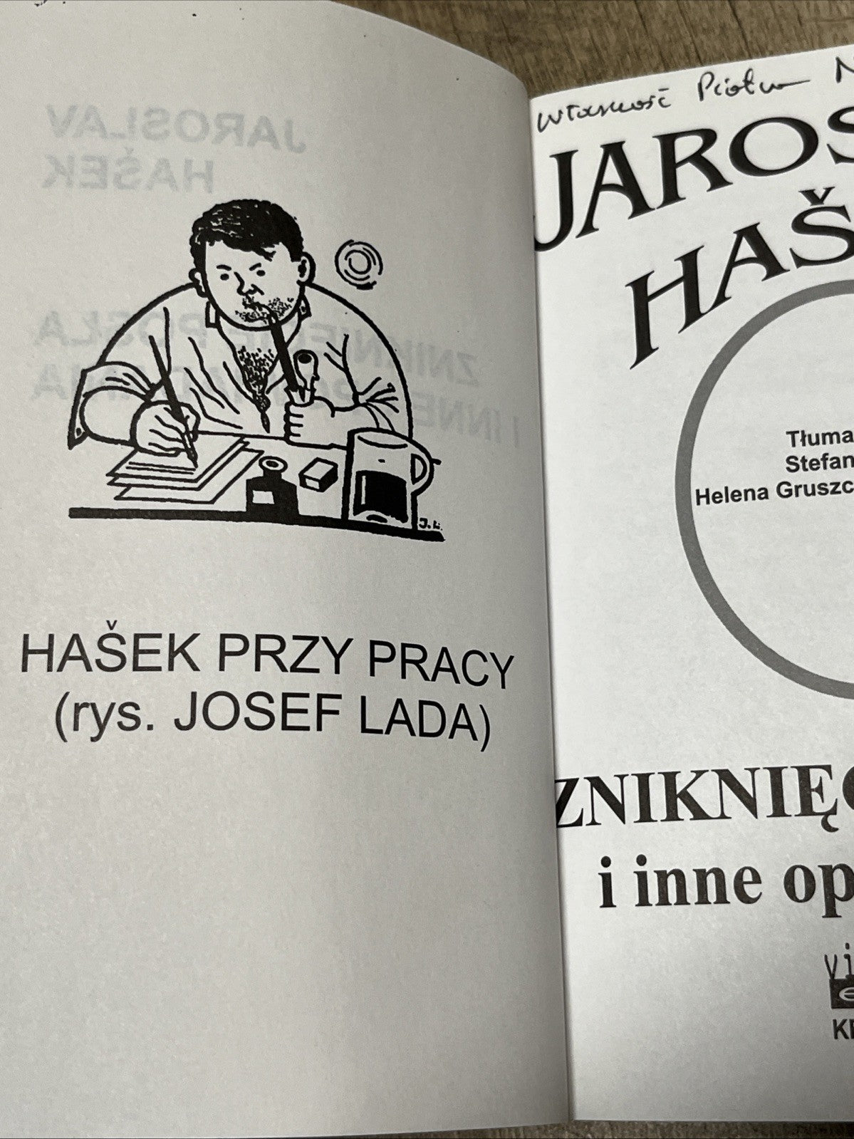 ZNIKNIĘCIE POSŁA I INNE OPOWIADANIA JAROSLAV HASEK