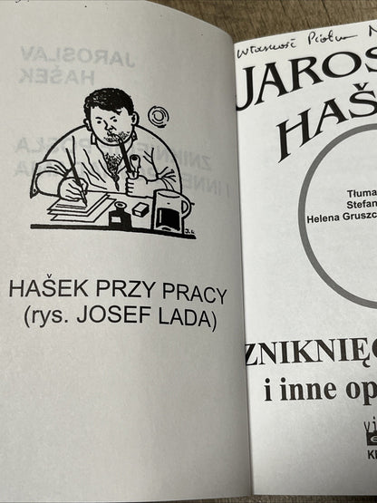 ZNIKNIĘCIE POSŁA I INNE OPOWIADANIA JAROSLAV HASEK
