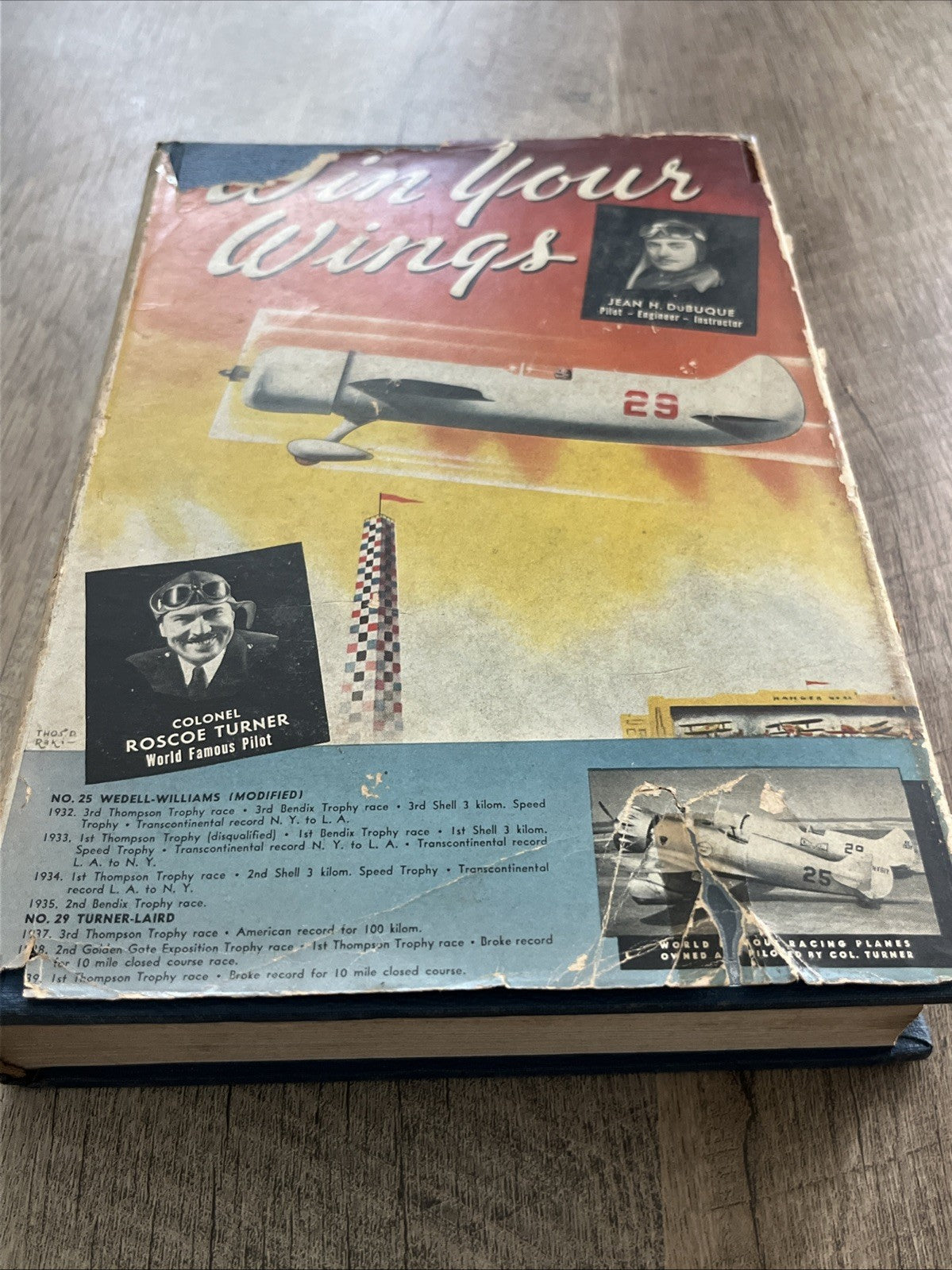 Win Your Wings, Book One By Roscoe Turner HC 1939