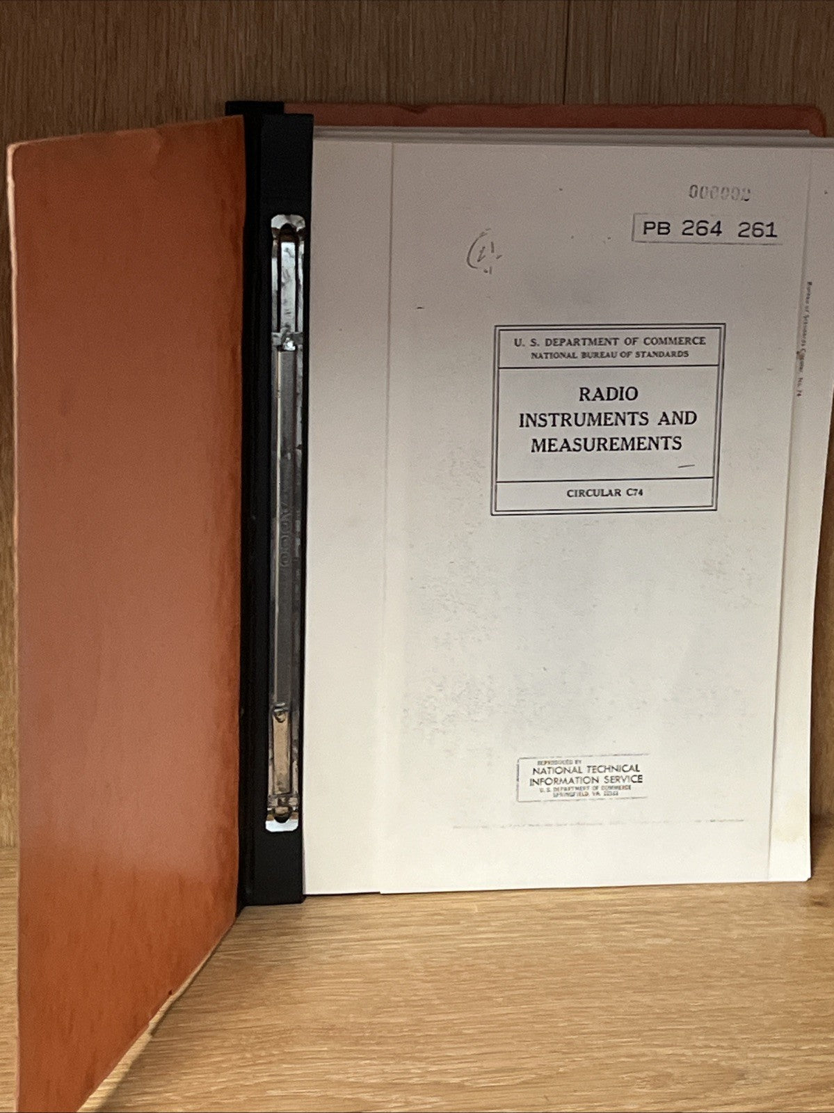 Circular C74 Radio Instruments Measurements US Dept of Commerce 1937