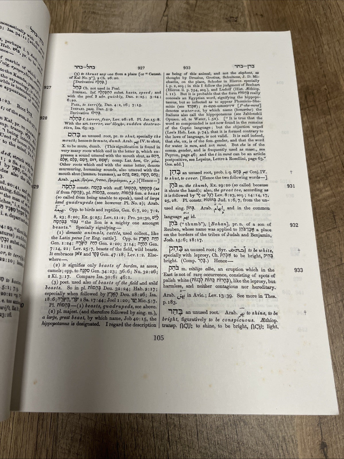 GESENIUS HEBREW-CHALDEE LEXICON TO THE OLD TESTAMENT H.W.F. Gesenius Hebrew & En