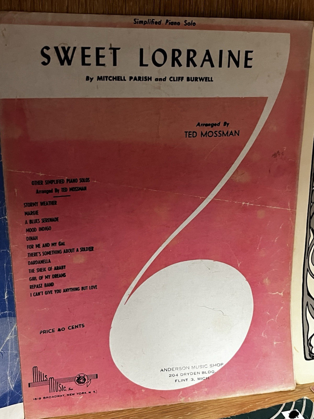 Music Sheets Antique Vintage Lot Of 14
