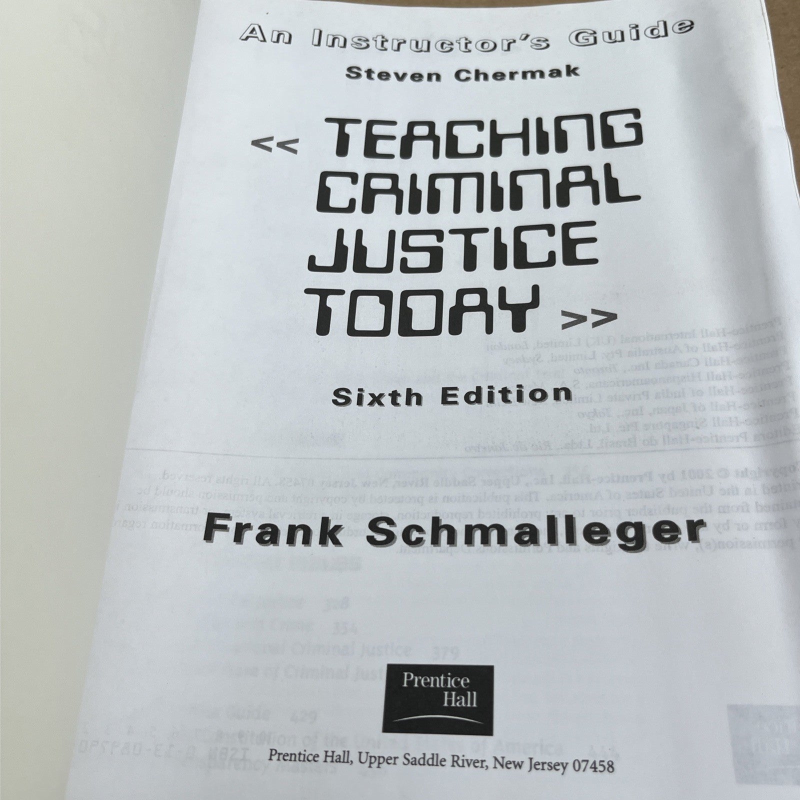 Criminal Justice Today An Introductory Text for the 21st Century