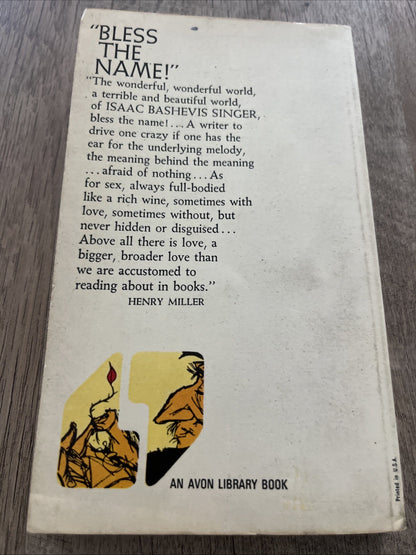 Isaac Bashevis Singer's Volume of Short Stories Gimpel the Fool 1969 Softcover