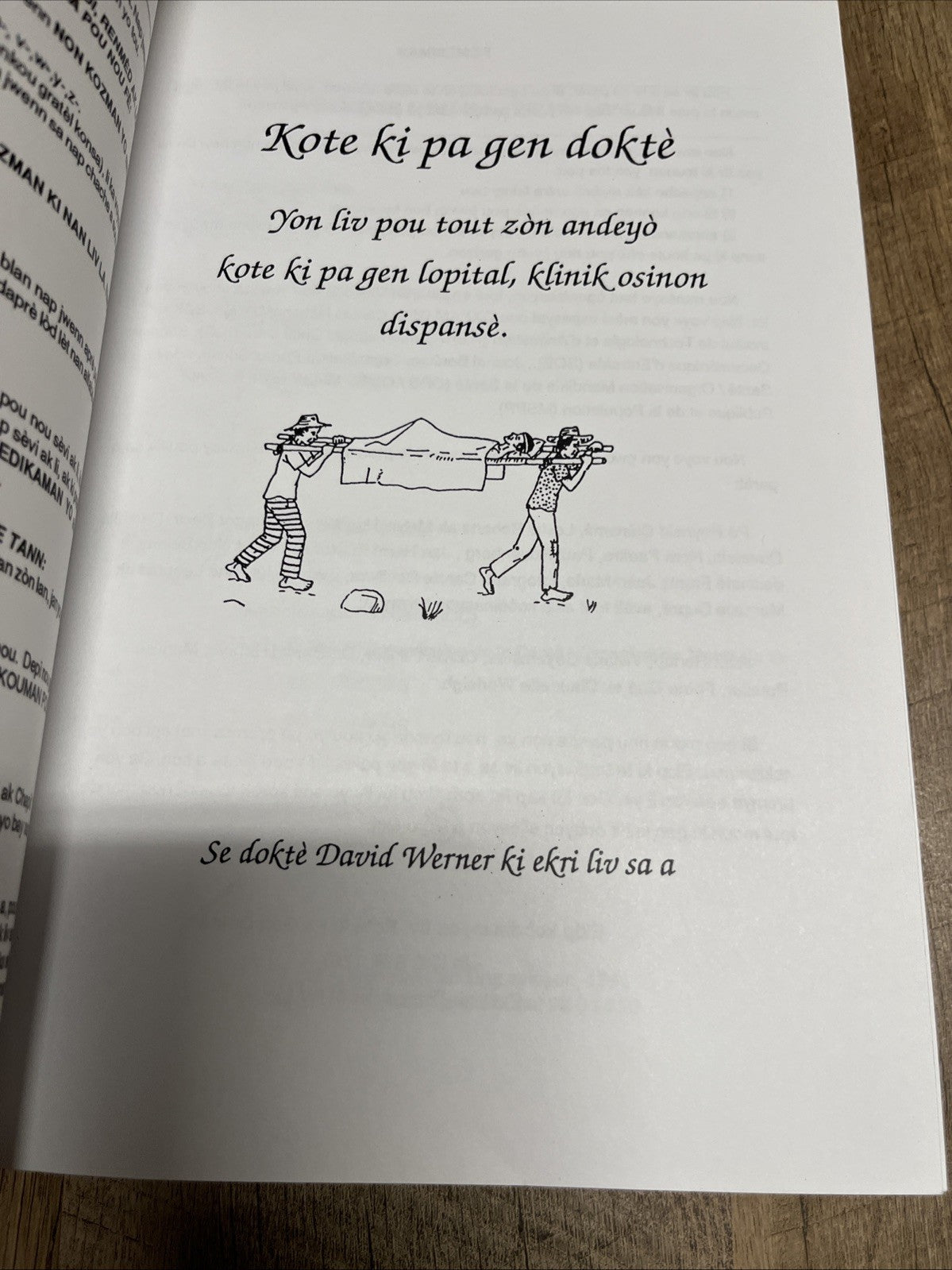 Kote ki pa gen doktè Where there is no doctor by Dr. David Werner