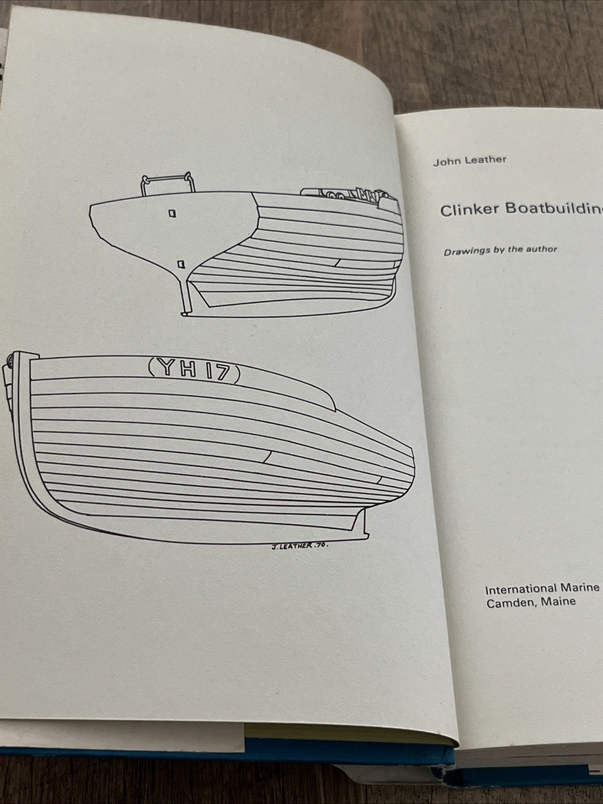 Clinker Boatbuilding John Leather Timber Wooden Boat Construction Manual‎ 1973