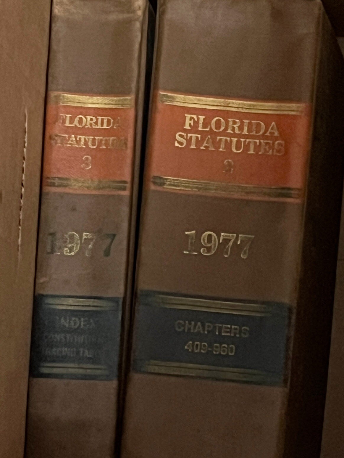 Official Florida Statutes 1977 Supplement Published by State of Florida (Brown )