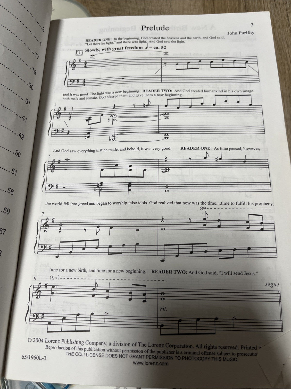 New Birth; New Beginning by John Purifoy Plus Free CD [2004] SATB Edition