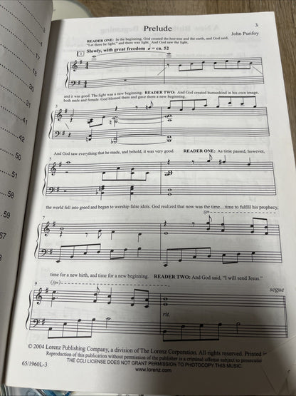 New Birth; New Beginning by John Purifoy Plus Free CD [2004] SATB Edition