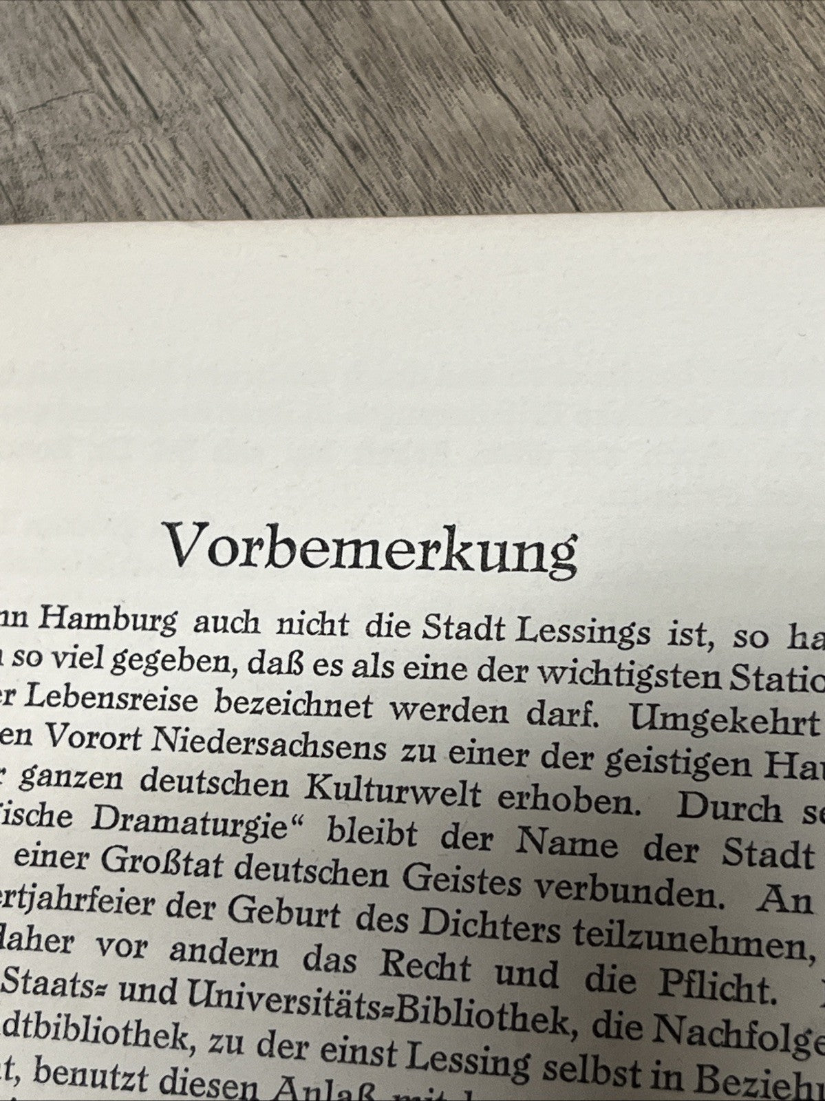 Lessing und Hamburg Festgabe Zur Zweihundertjahrfeier Erstausgabe 1729-1929