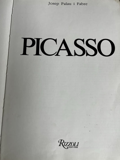 Picasso 1st Ed Palau I Fabre by Palau Fabre and Josep P. Fabre Rizzoli 1985