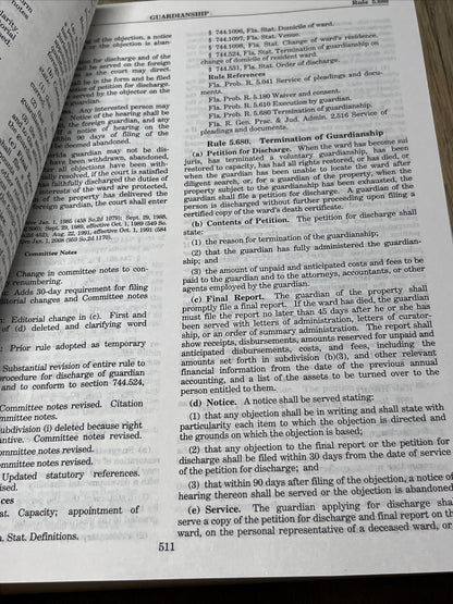 Florida Rules of Court Vol I State 2023 Thomson Reuters