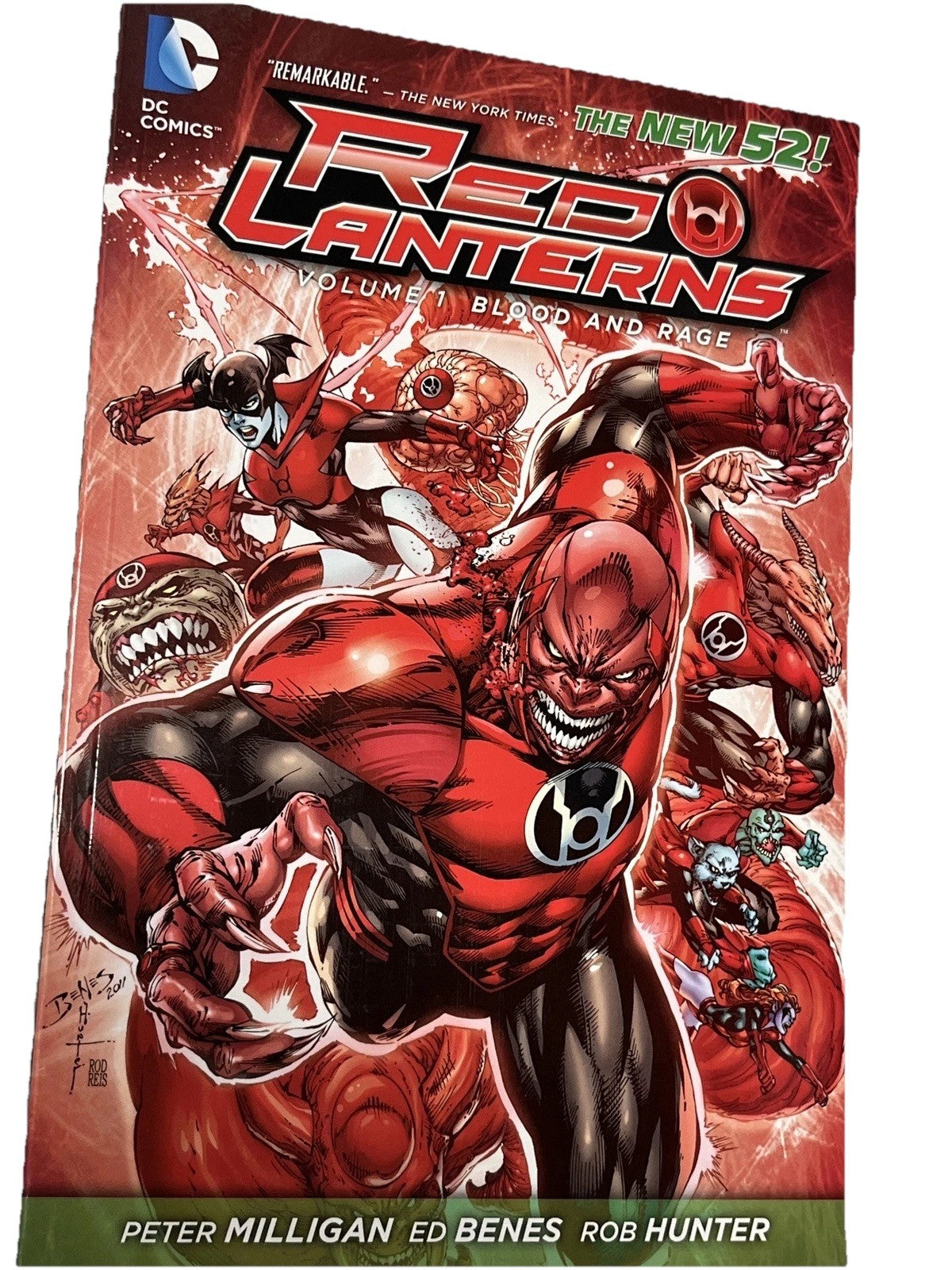 DC Comics Marvel Red Lanterns Blood And Rage Vol 1 Graphic Novel The New 52