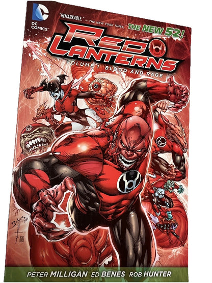 DC Comics Marvel Red Lanterns Blood And Rage Vol 1 Graphic Novel The New 52