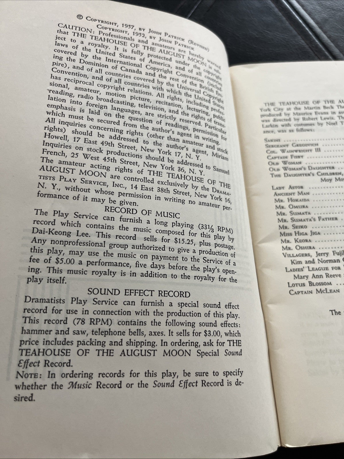 The Teahouse of the August Moon By John Patrick Novel Vern Sneider