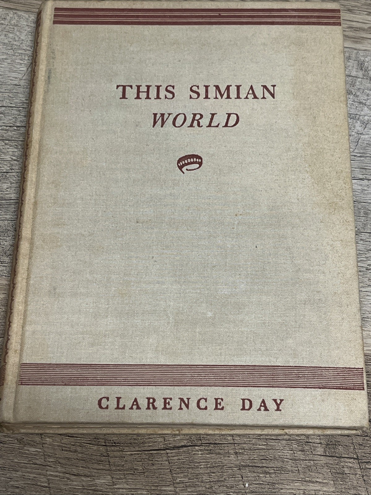 Clarence Day THIS SIMIAN WORLD 1936  11th Printing