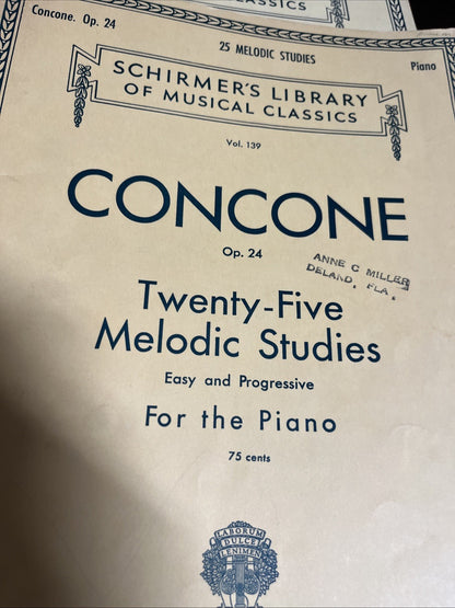 Schirmer's Library of Musical Classics Lot of 4 ( Vol 45 . 139. 162. & Vol 766 )