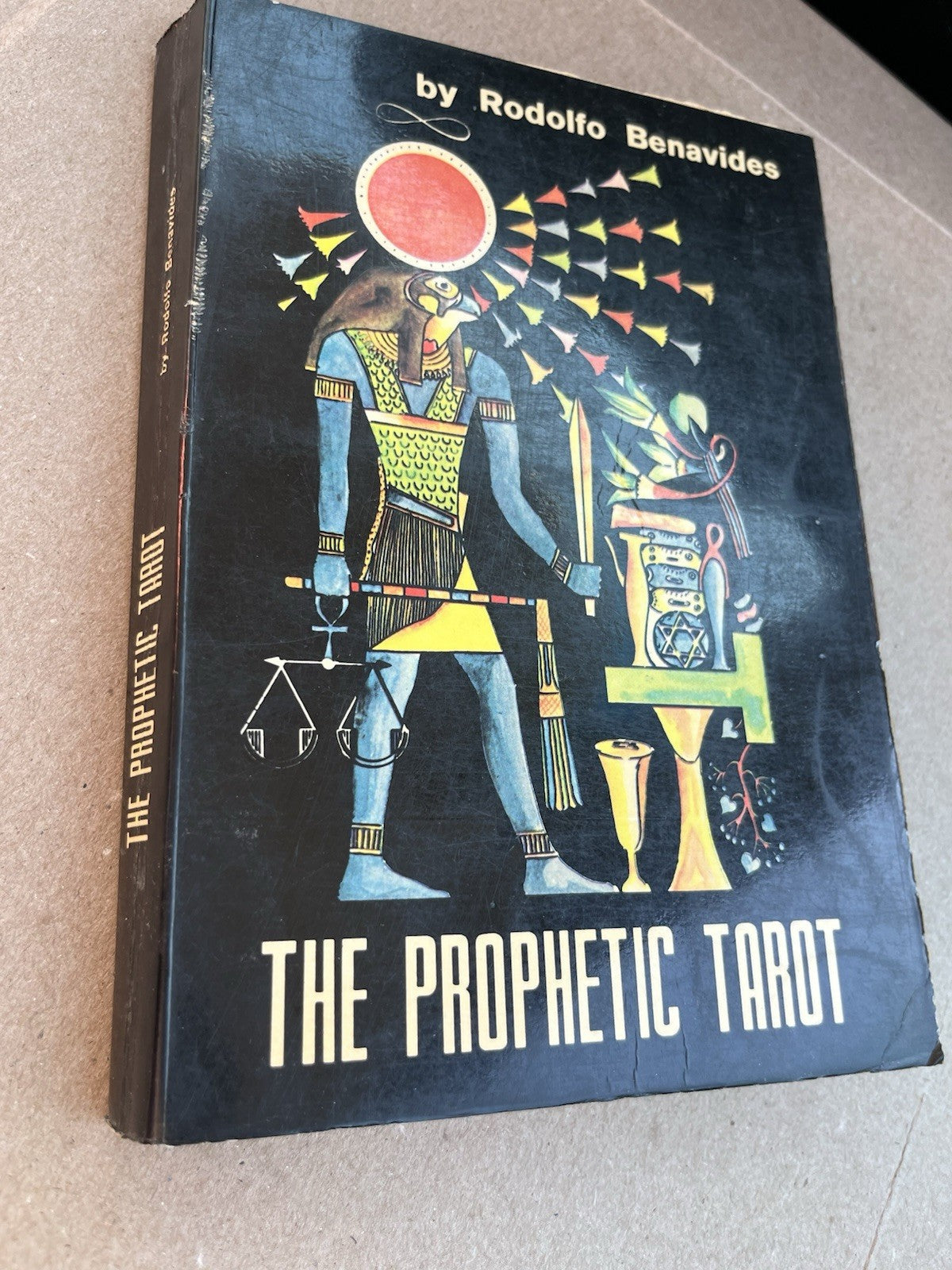The Prophetic Tarot Rodolfo Benavides 1974 Paperback Book Occult