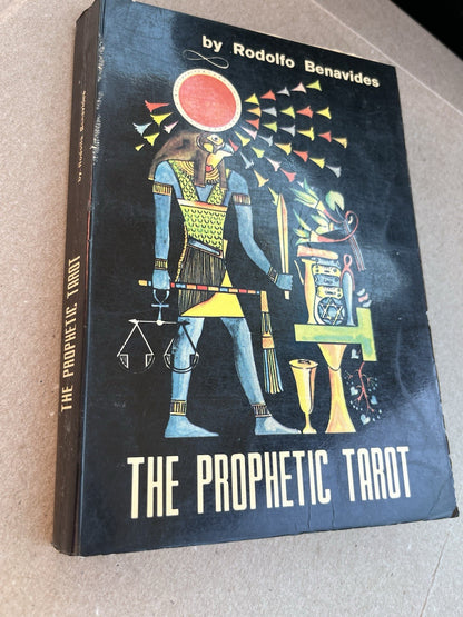 The Prophetic Tarot Rodolfo Benavides 1974 Paperback Book Occult