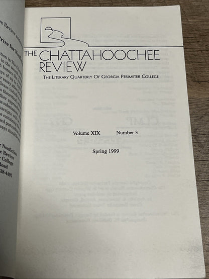 CHATTAHOOCHEE REVIEW winter 1999 Volume XIX Number 3 By Lamar York