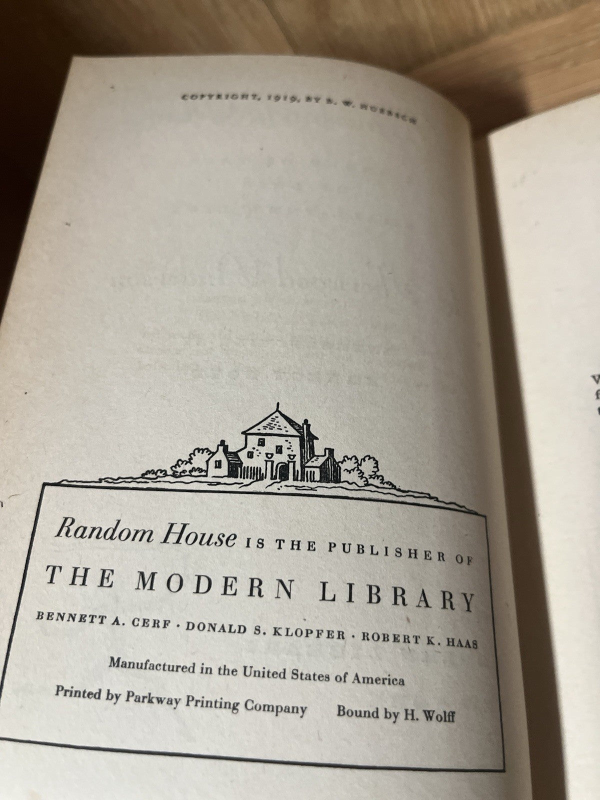 Winesburg Ohio 1st Edition 1919 by Sherwood Anderson HC First Edition