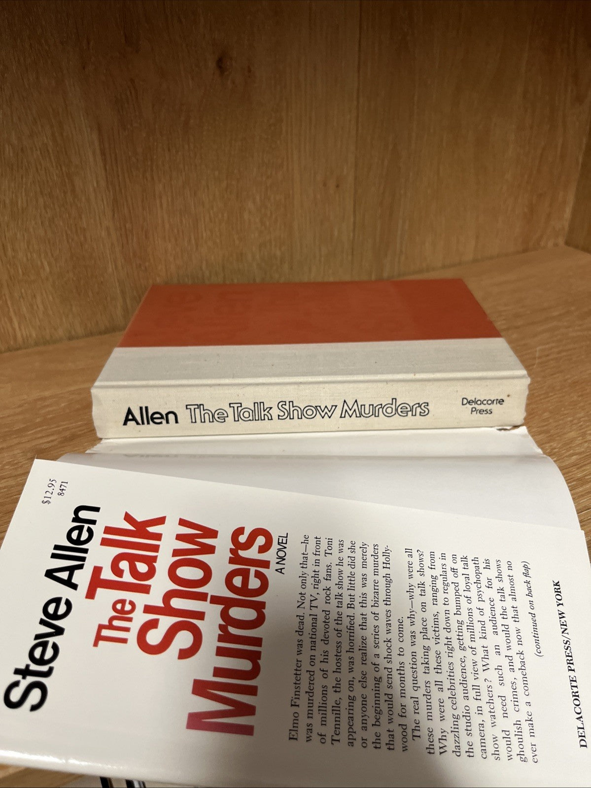 Steve Allen / The Talk Show Murders 1st Edition 1982