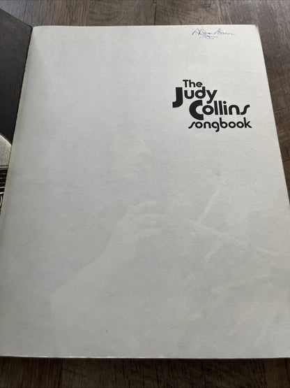 The Judy Collins Songbook Softcover  1973 9th Edition