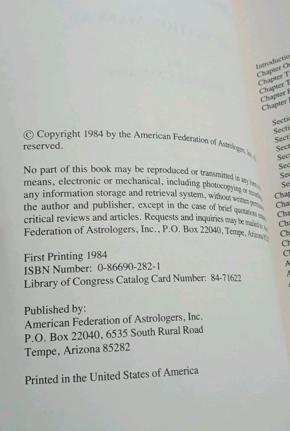Turning the Tables, A Mitigation Manual 1st Ed Barbara Cameron 1984 AFA USA