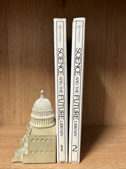 Britannica Science and The Future Library, Volumes 1  & 2 Hardcover Book 1982