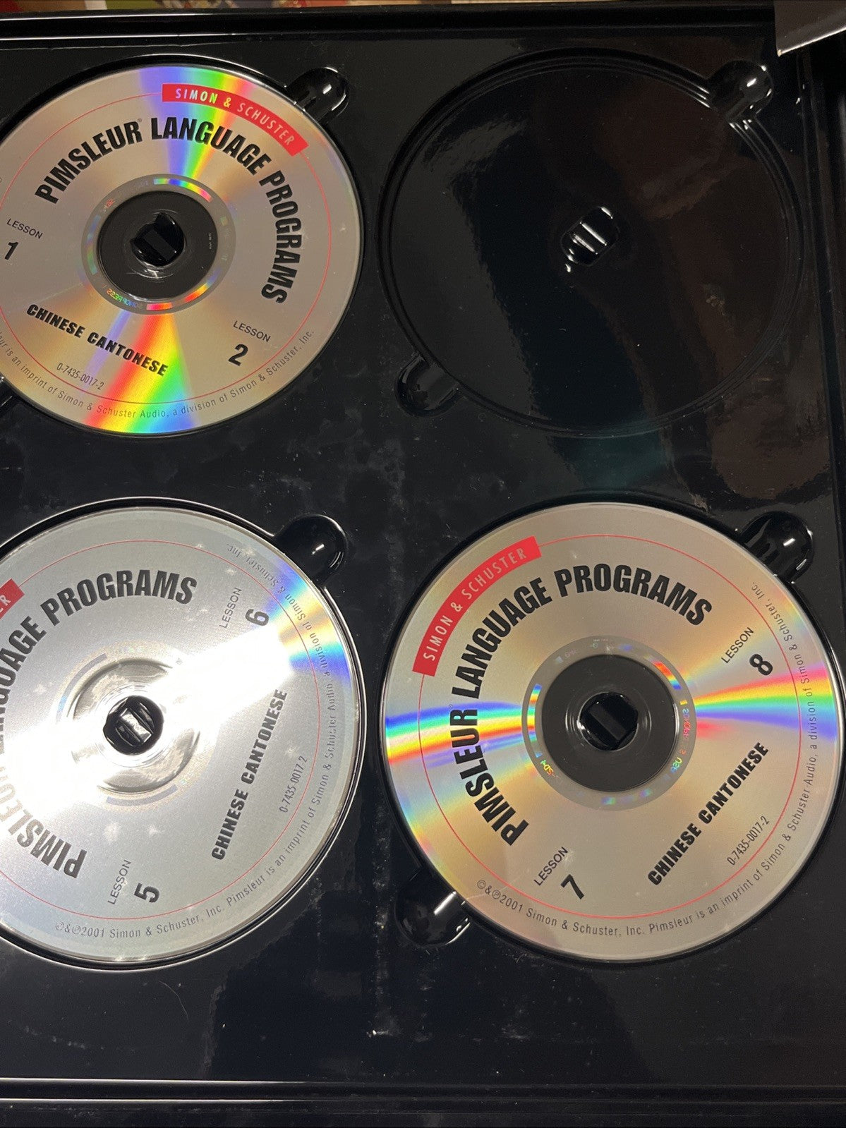 Pimsleur Chinese Cantonese Language  Program 15 Audio CDS & BOOK Missing Vol 3,4