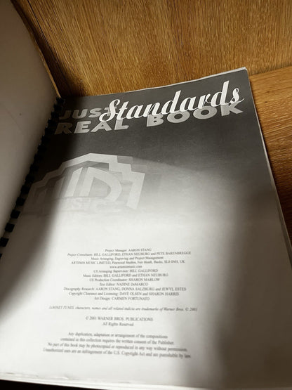 Just Standards Real Book: C Edition Fakebook (USED )