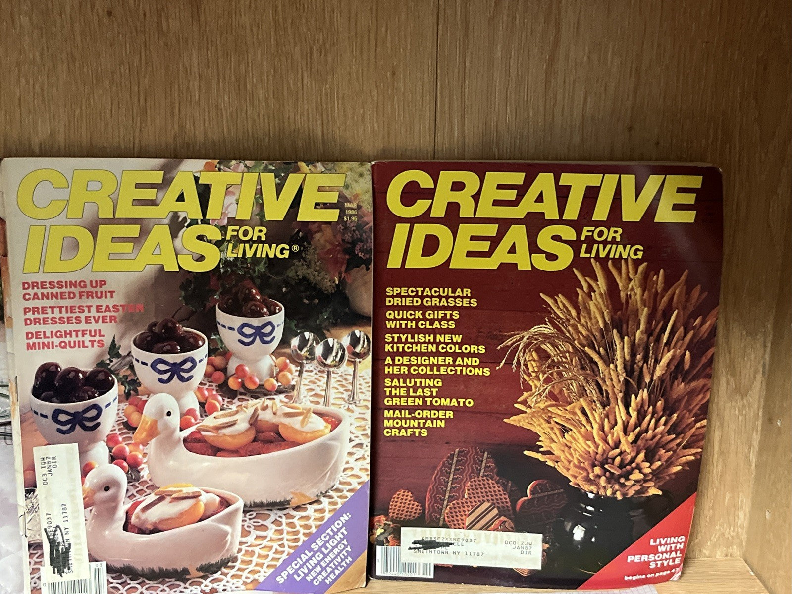 Lot of 5 Creative Ideas For Living Magazine1986/ 1988