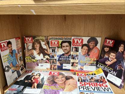 2000'S LOT OF 22 TV GUIDE MAGAZINES 2005 2006 2007  2008 2009 2010 2011