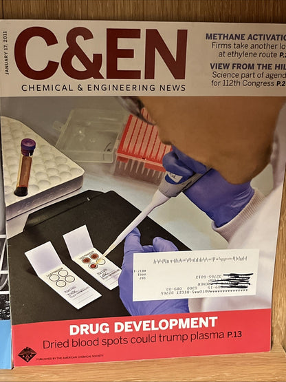 Lot of 3 C&EN Chemical And Engineering News Magazine Issue