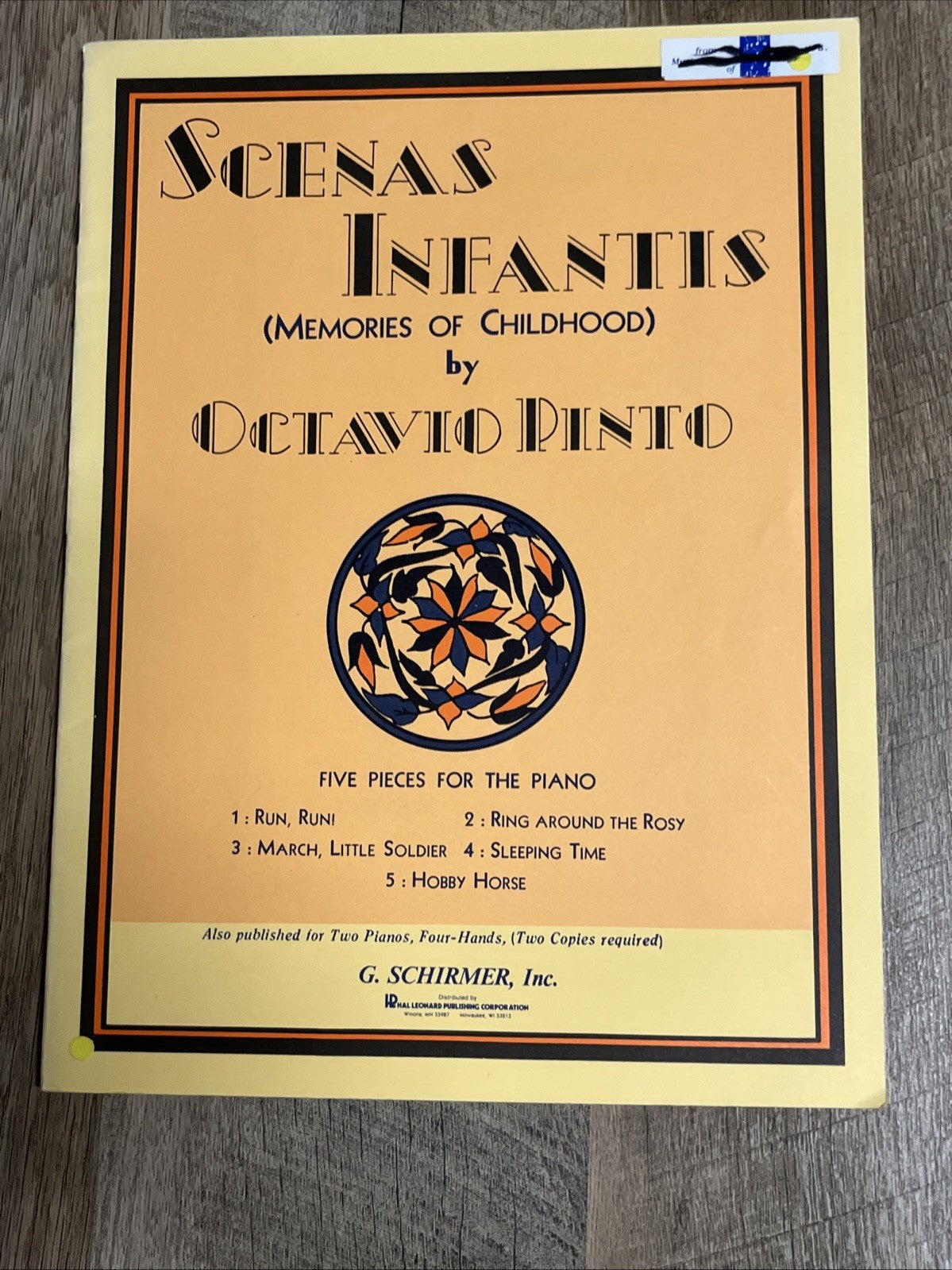 piano sheet music vintage Lot of 6  1940/1955/1964/1970/1980/1990
