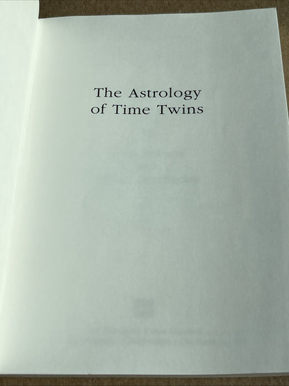 The Astrology of Tme Twins 1st Edition by Roberts and Greengrass RARE 1994