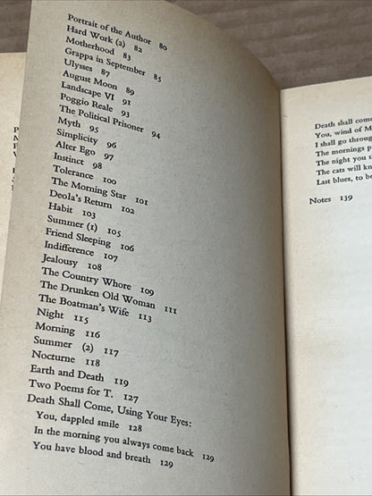 Cesare Pavese Selected Poems, Penguin Modern European Poets. Ex Library 1969