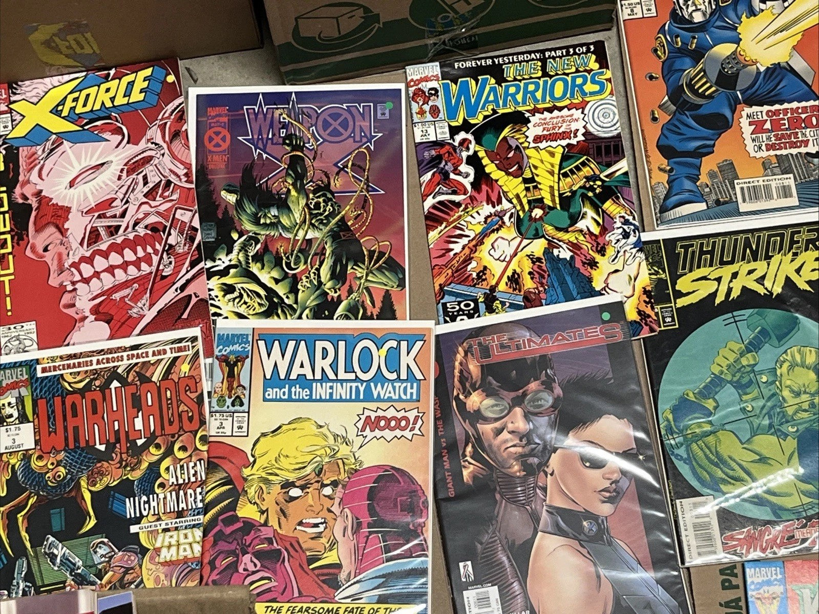 COMIC BOOK LOT Mixed 50 Marvel Comics-Ultimate/Thunder Strike Cable